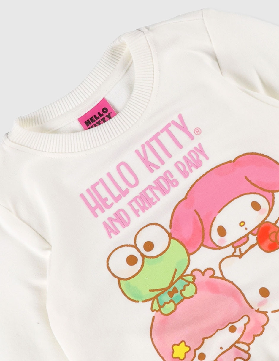 Sudadera Hello Kitty and Friends para niña