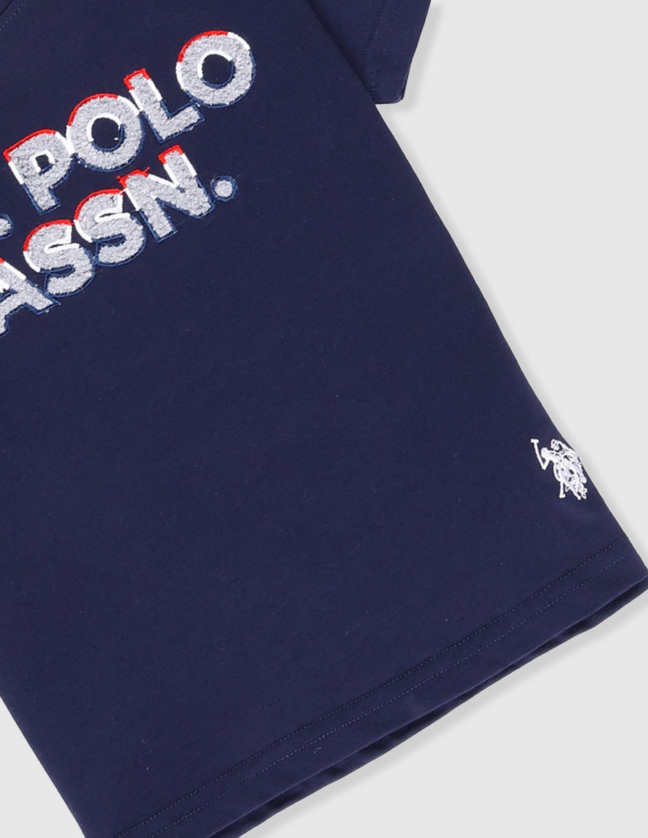 Playera Us Polo manga corta para bebé niño