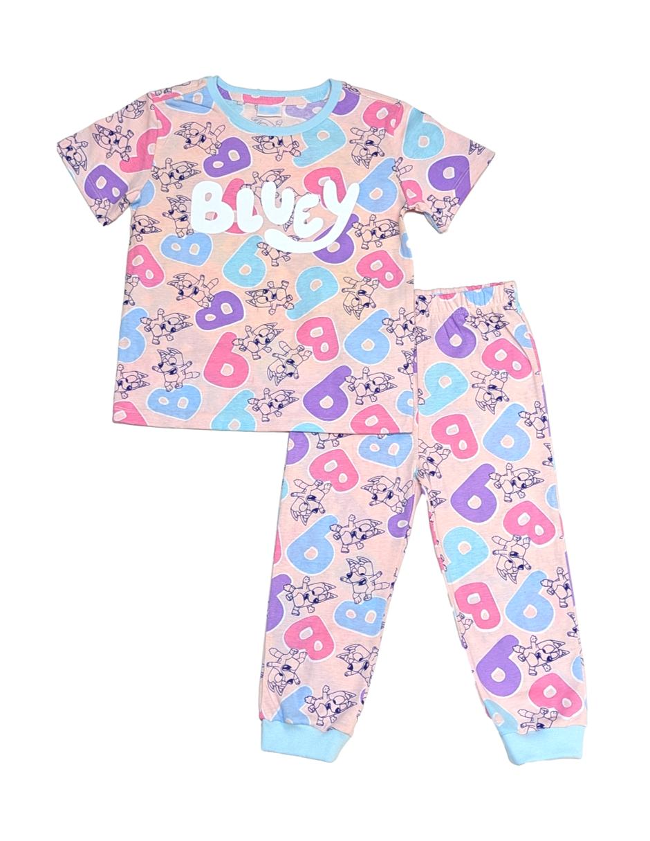 Conjunto pijama Bluey Y Bingo para niña