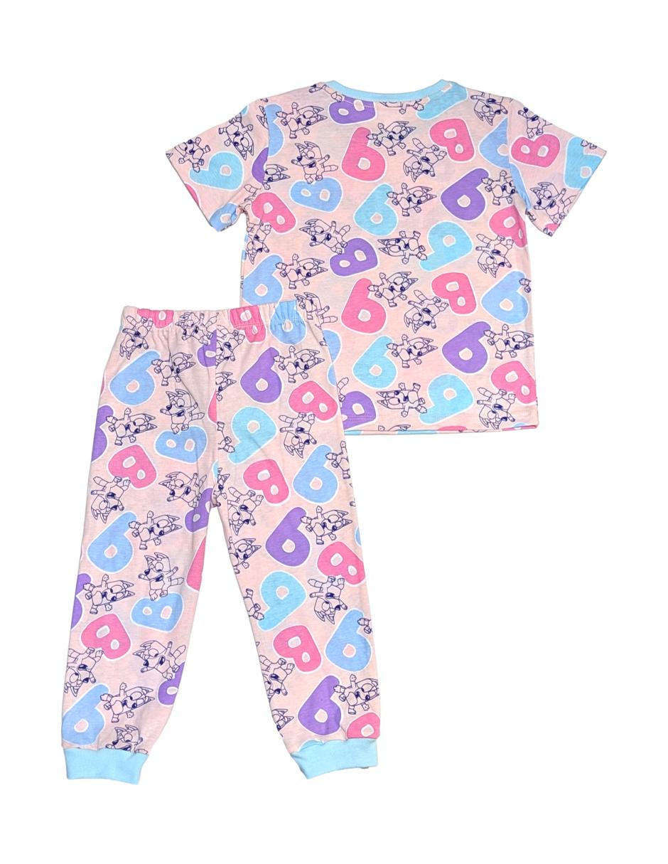 Conjunto pijama Bluey Y Bingo para niña 3