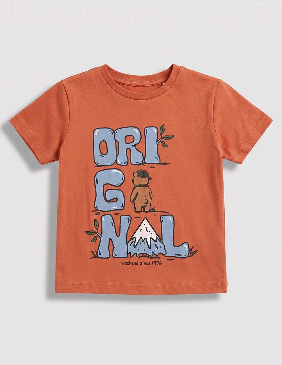 Playera manga corta para bebé niño 2