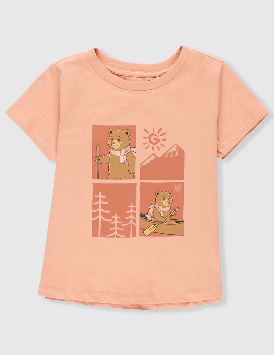 Playera manga corta para niña 3