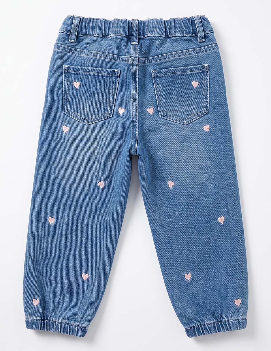 Jeans lavado claro para niña 3