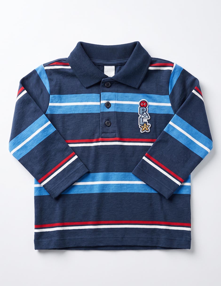 Playera tipo polo para bebé 2