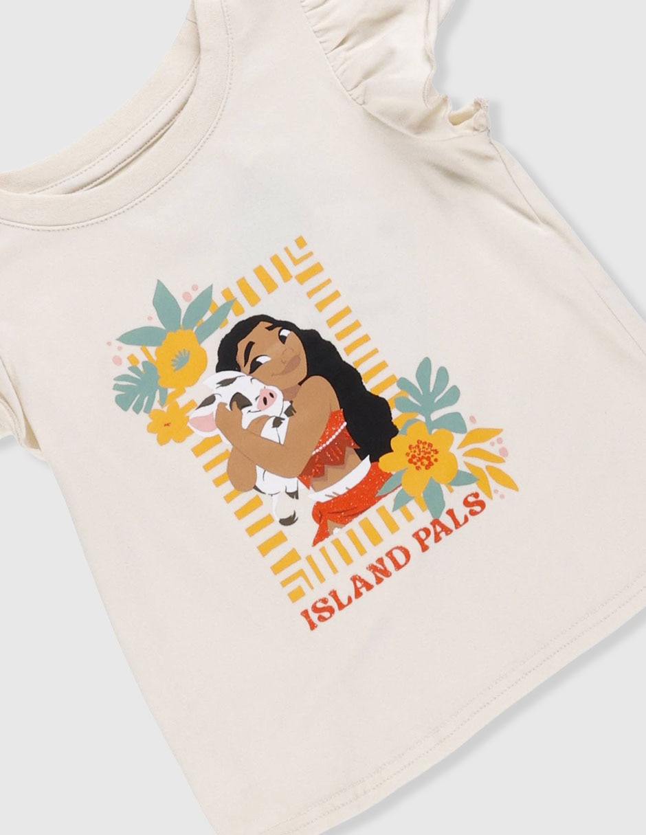 Playera Disney Dtr manga corta para niña