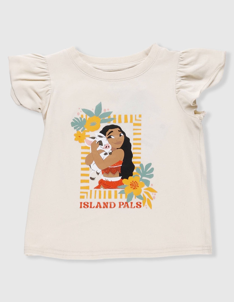 Playera Disney Dtr manga corta para niña