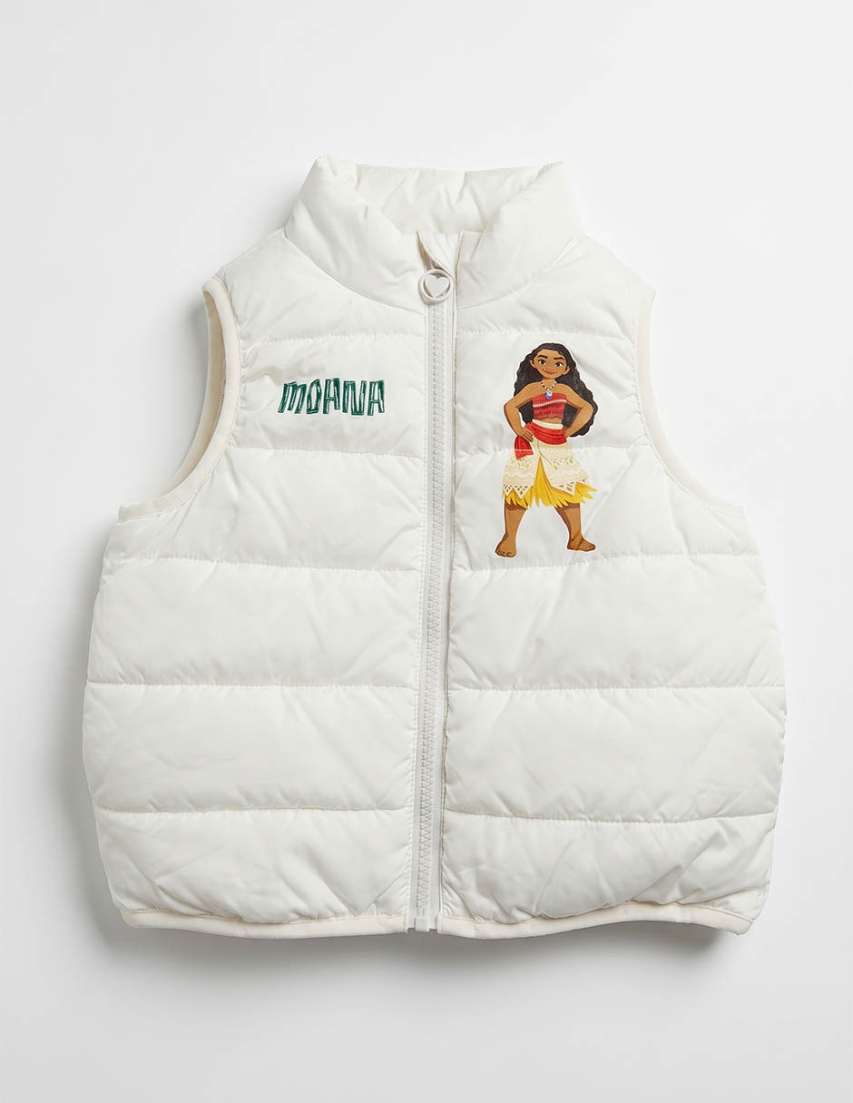 Chaleco Disney Dtr capitonado para niña