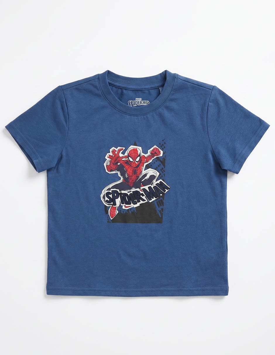 Playera Disney Dtr Spider-Man manga corta para bebé