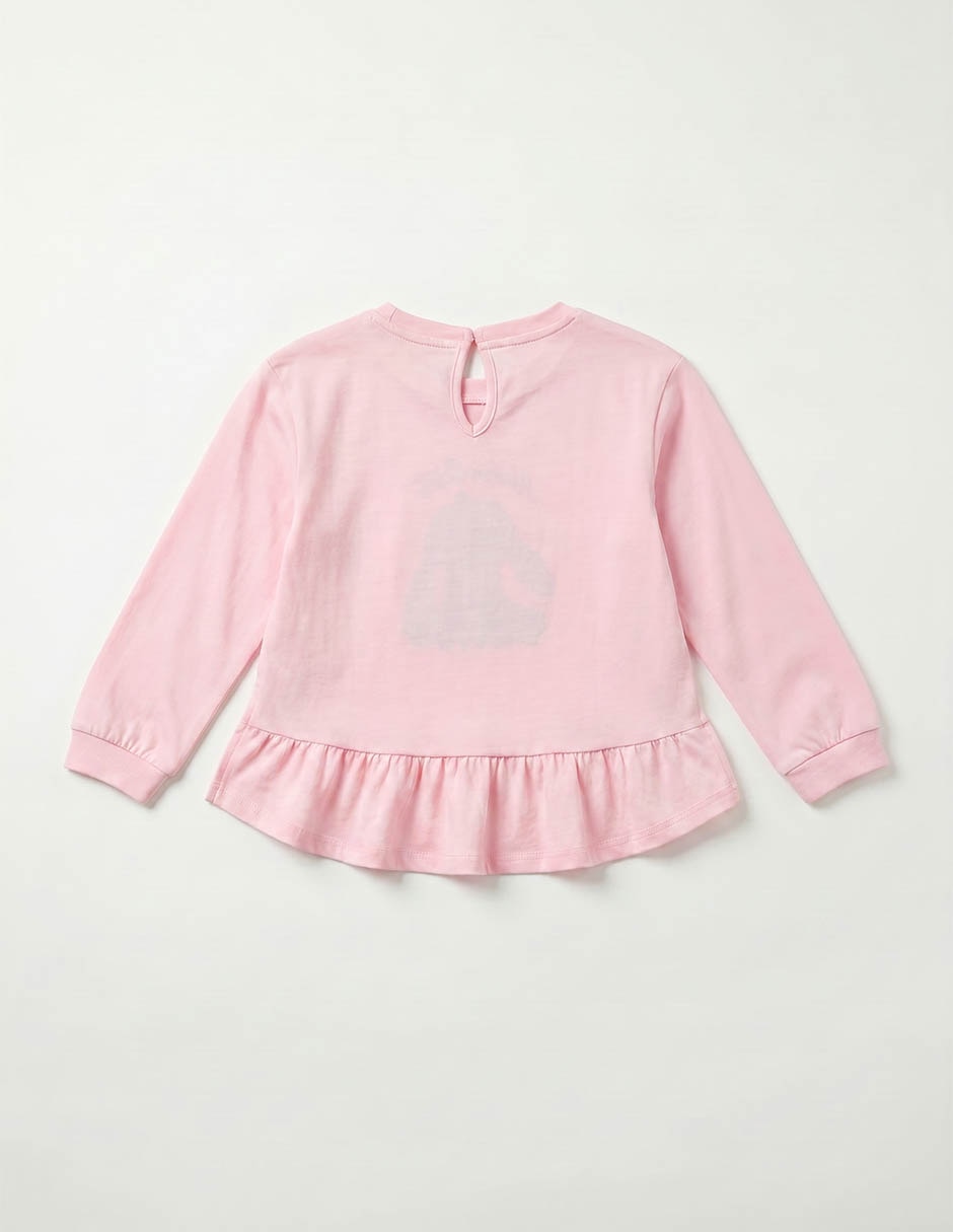 Playera Stitch manga larga para niña 3