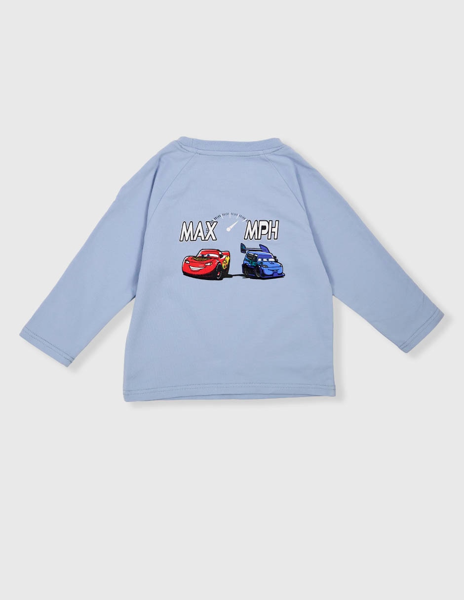 Playera Cars manga larga para bebé niño 2