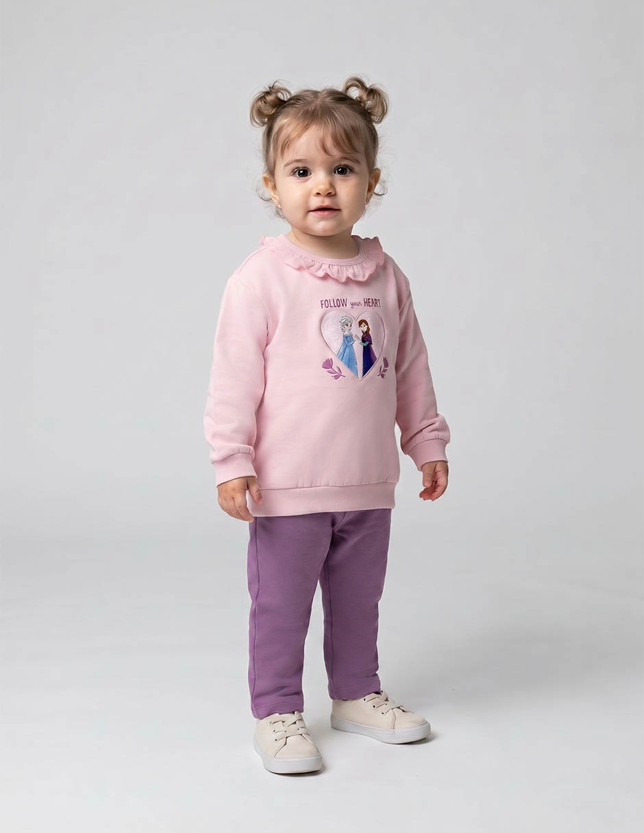 Sudadera Elsa y Ana para niña Sudadera Elsa y Ana para niña