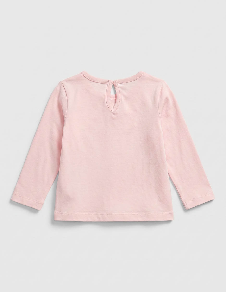 Playera manga larga para niña 3
