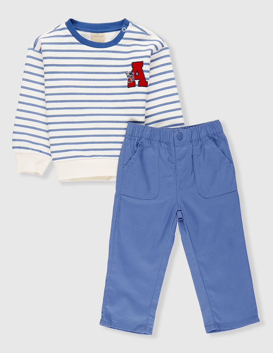 Conjunto de algodón para niño 2 piezas 3