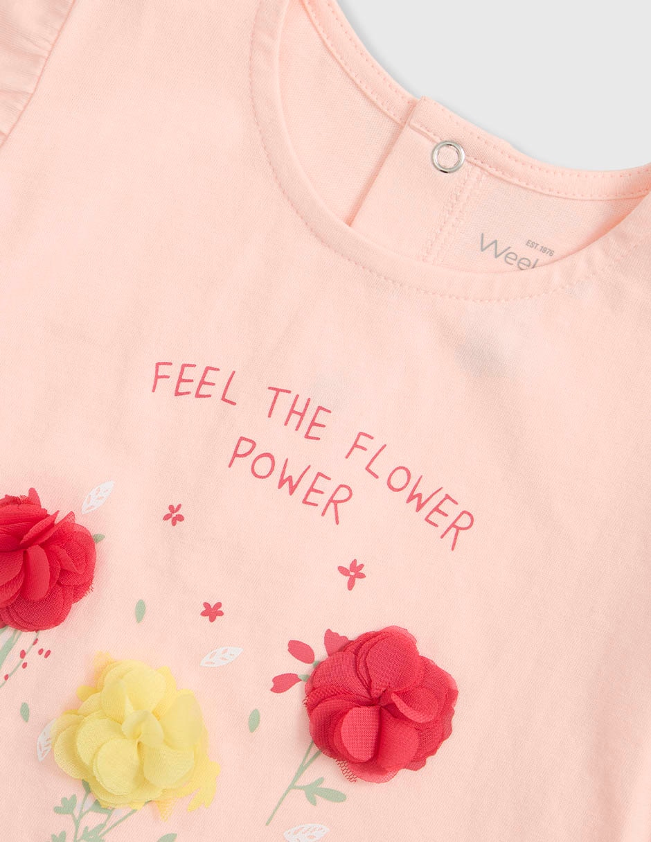 Playera manga corta para niña 3