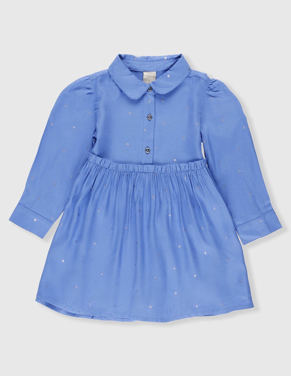 Vestido manga con puño para niña 2