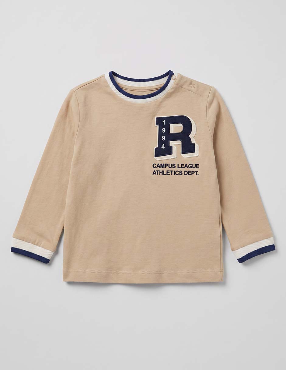 Playera manga larga para bebé niño 4