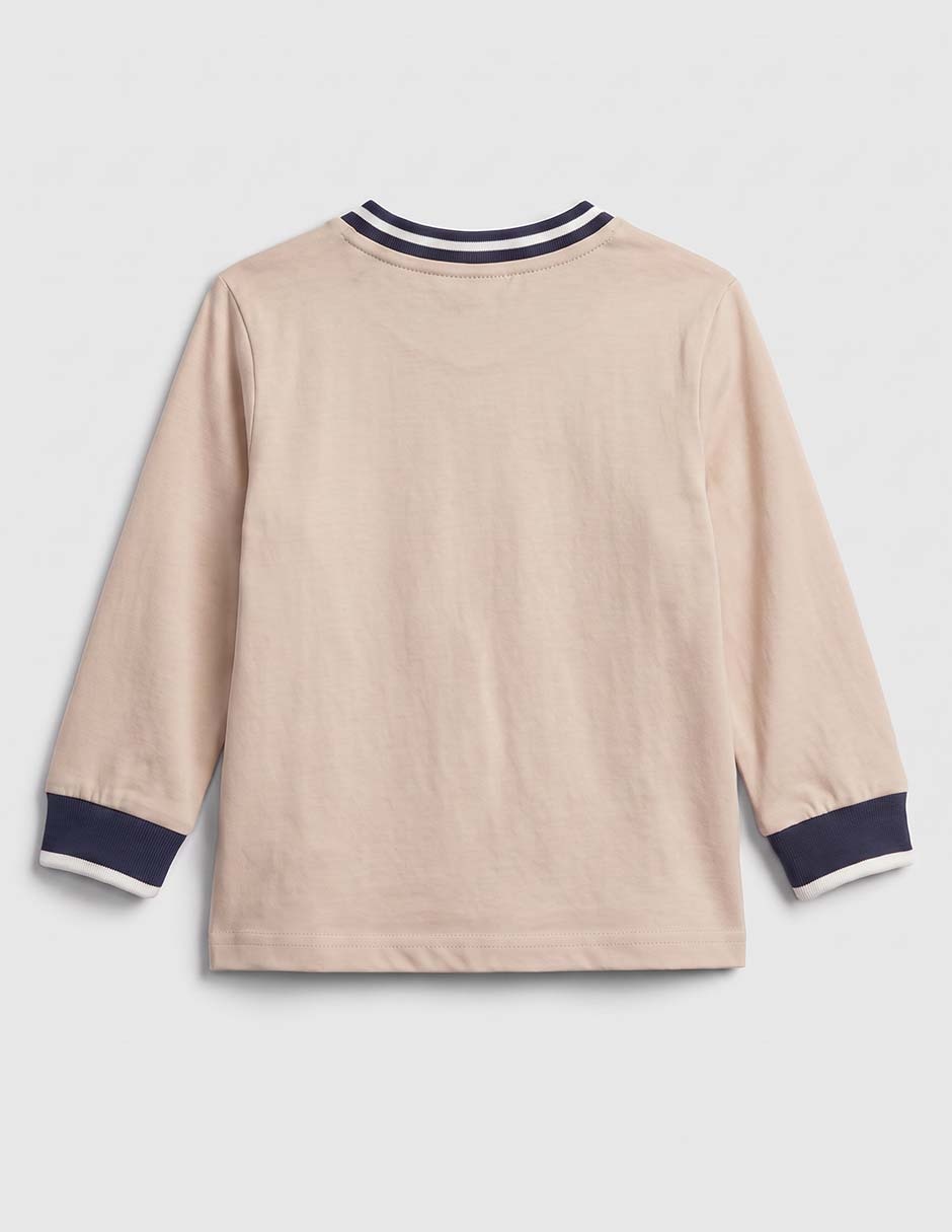 Playera manga larga para bebé niño 3