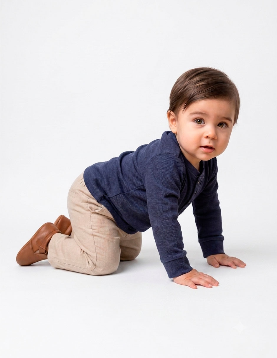 Playera manga larga para niño
