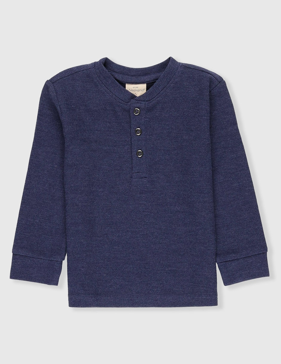 Playera manga larga para niño