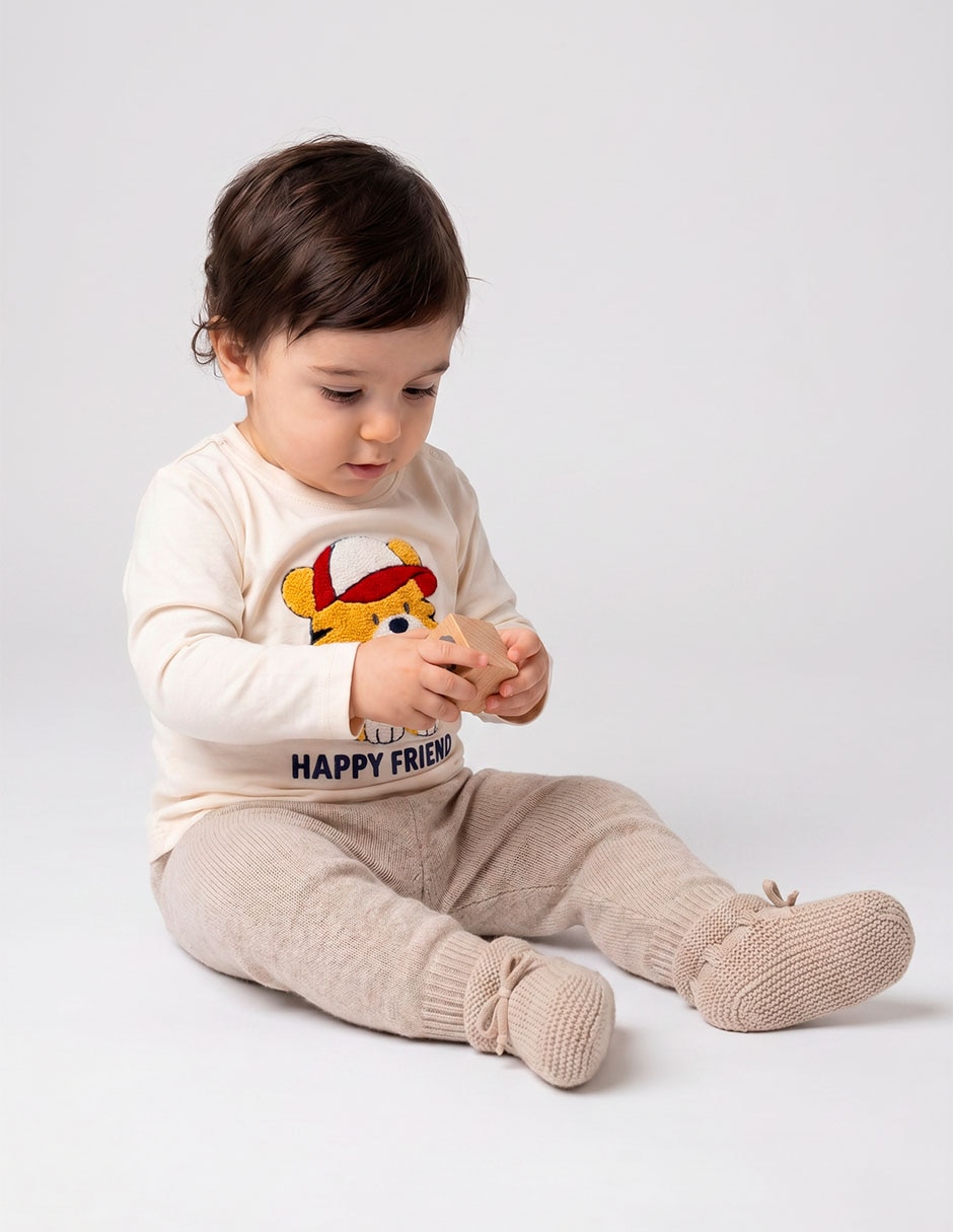 Playera manga larga para niño Playera manga larga para niño
