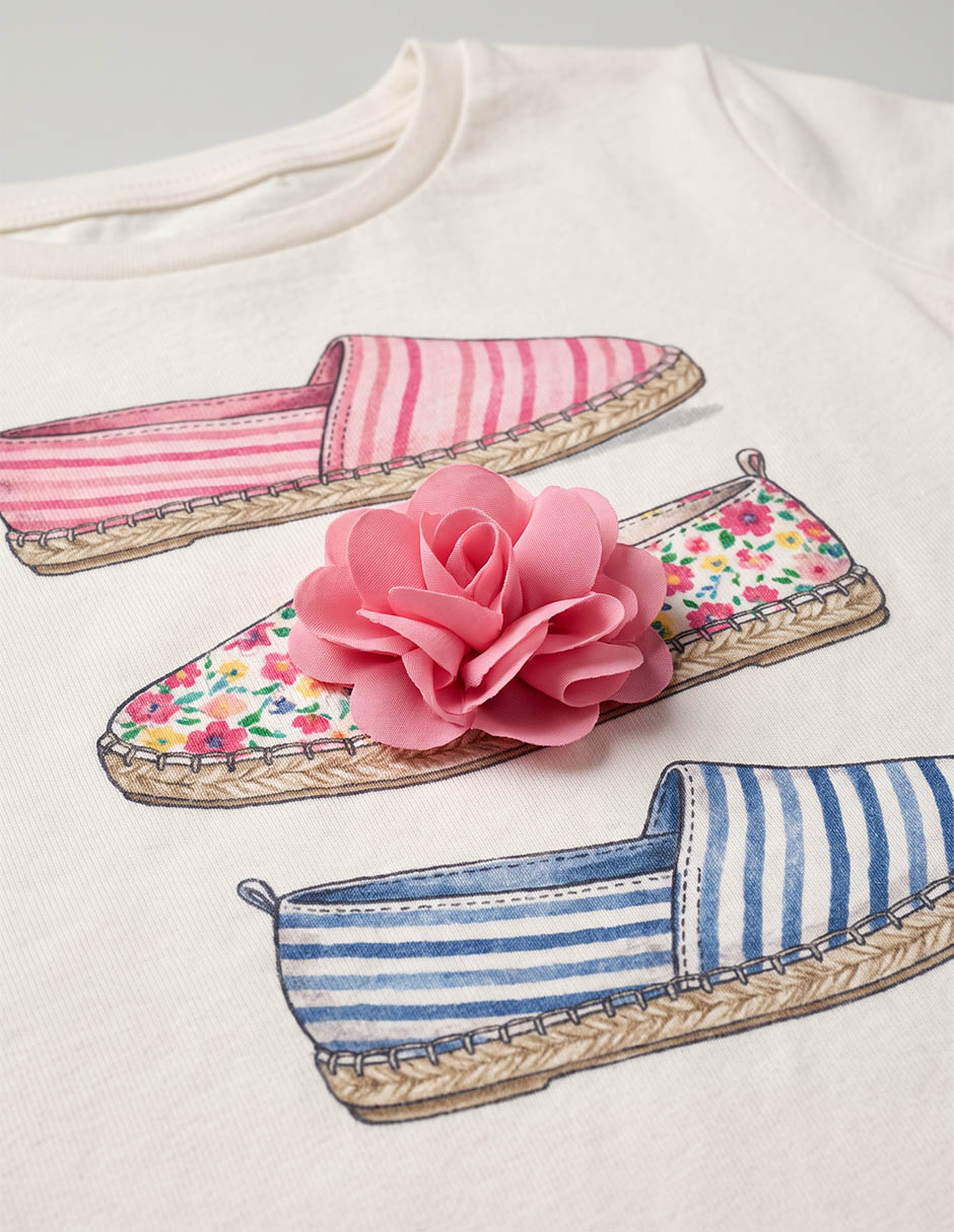 Playera manga corta para bebé niña 2
