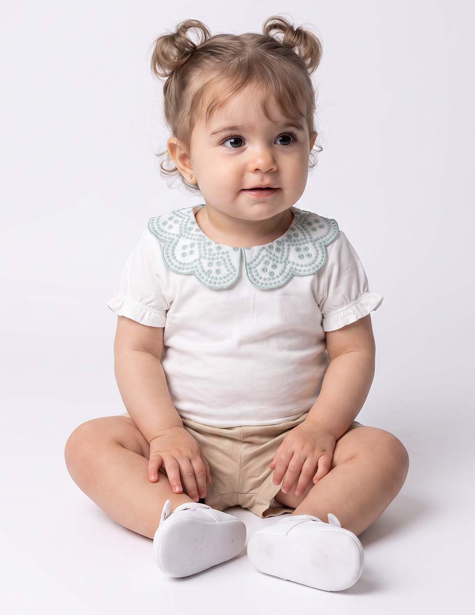 Playera manga corta para niña Playera manga corta para niña