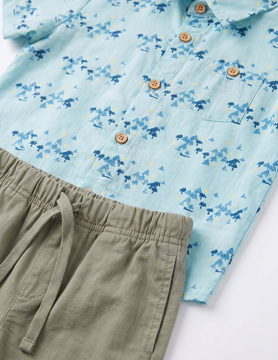 Conjunto casual de algodón para bebé niño 4