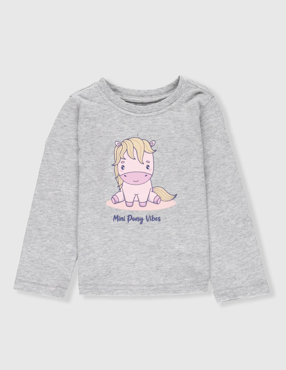 Playera manga larga para niña 2