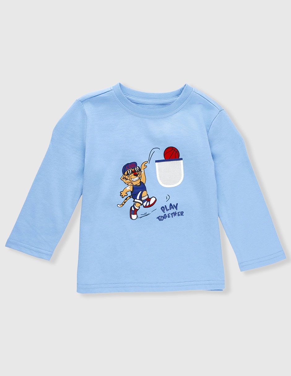 Playera manga larga para niña 4