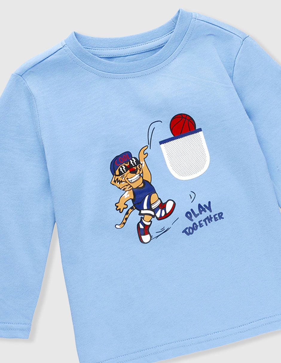 Playera manga larga para niña 2