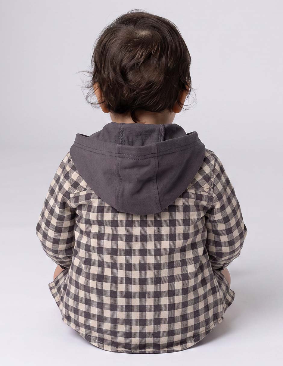 Camisa casual manga larga para niño