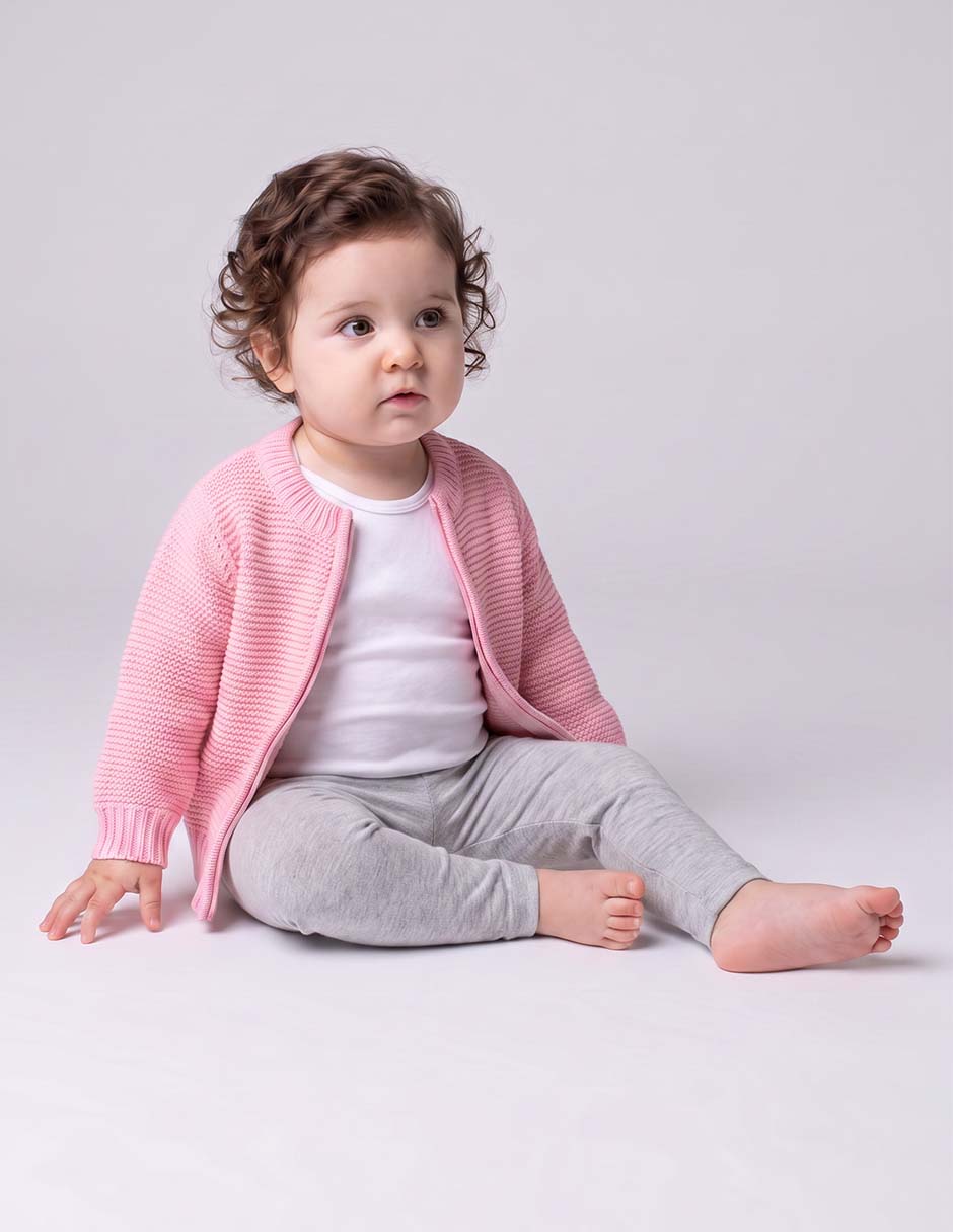 Suéter tejido para bebé niña Suéter tejido para bebé niña