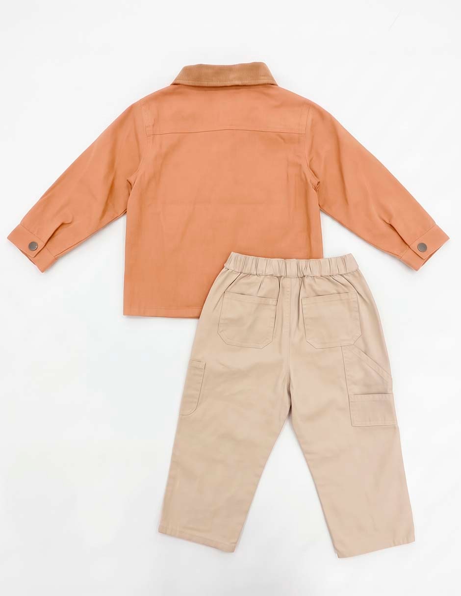 Conjunto casual de algodón para bebé niño