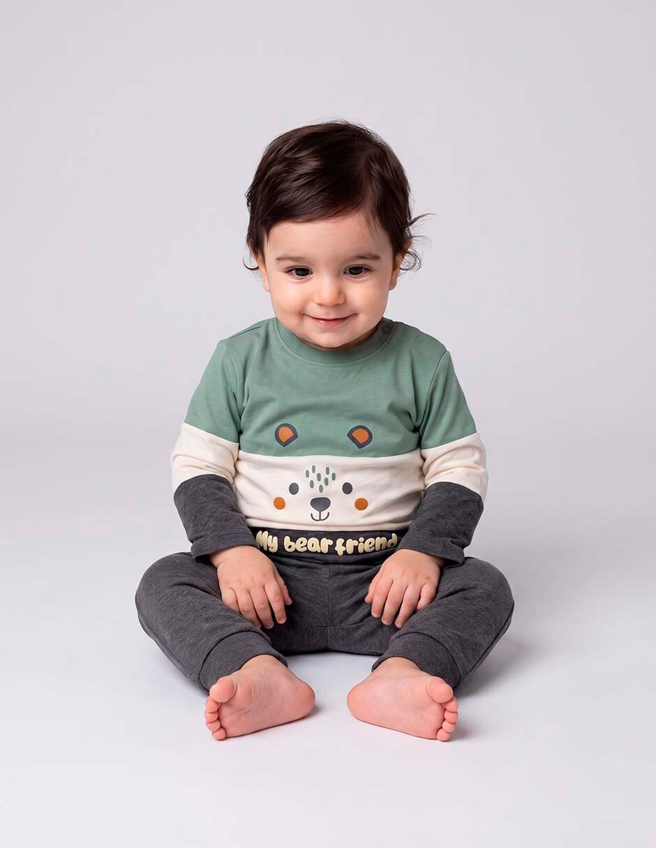 Playera manga larga para niño 4