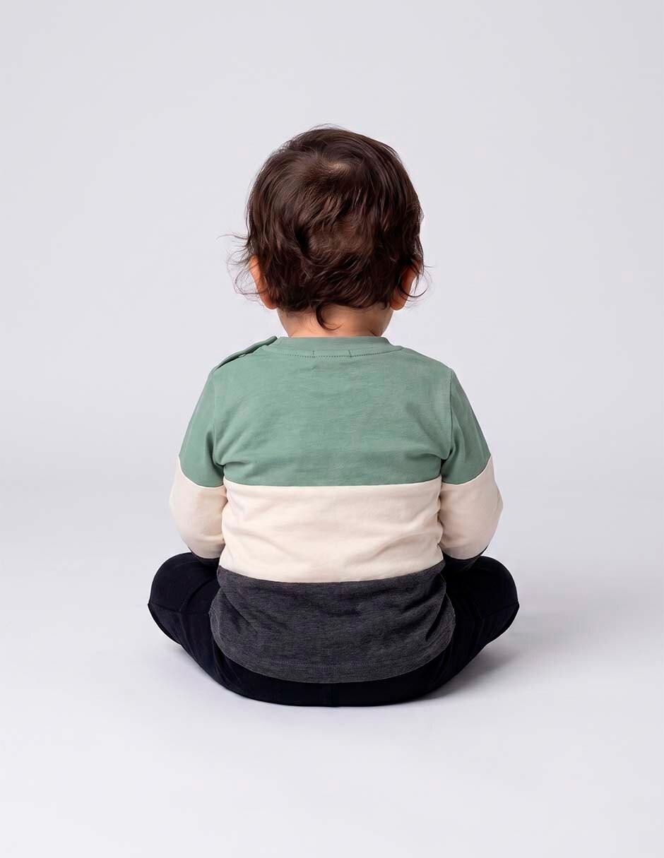 Playera manga larga para niño 5