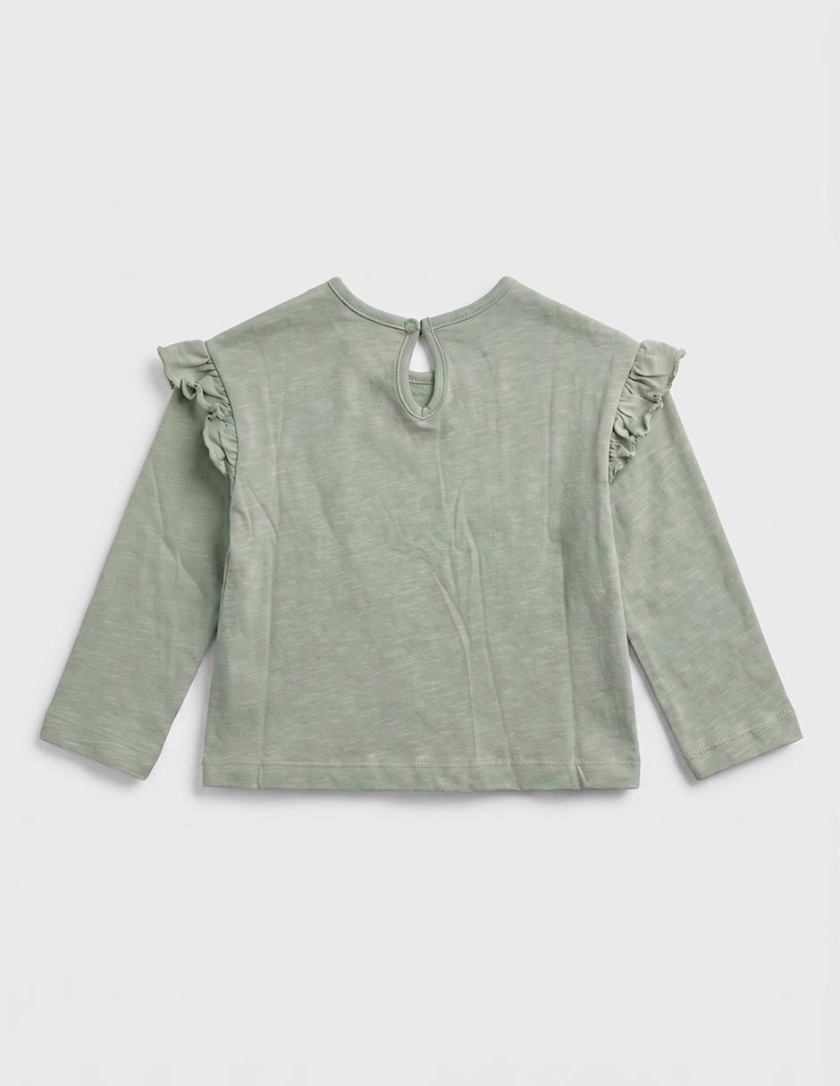 Playera manga larga para bebé niña 4