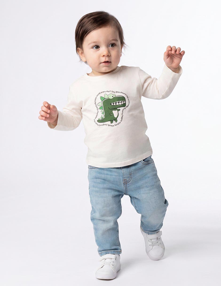 Playera de manga larga para niño