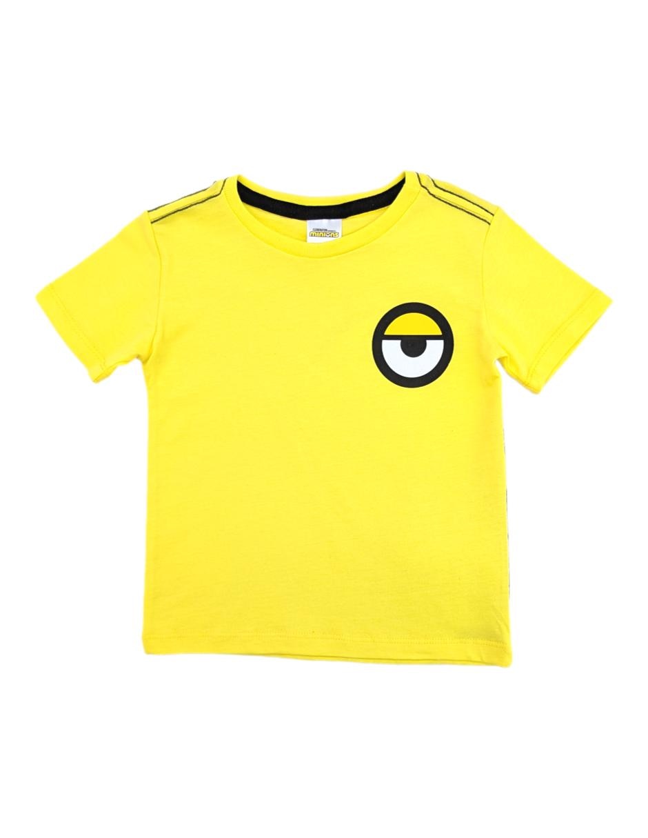 Playera Minions manga corta para niño Playera Minions manga corta para niño