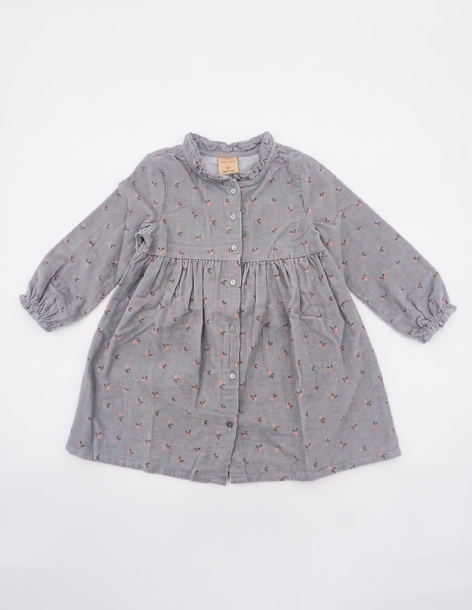 Vestido manga regular para niña 1