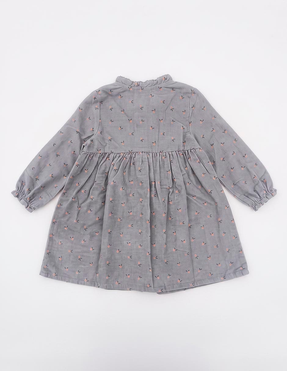 Vestido manga regular para niña 2