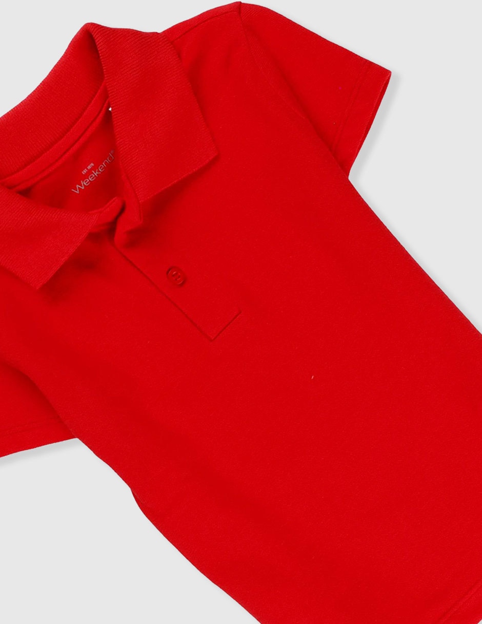 Playera tipo polo weekend baby unisex