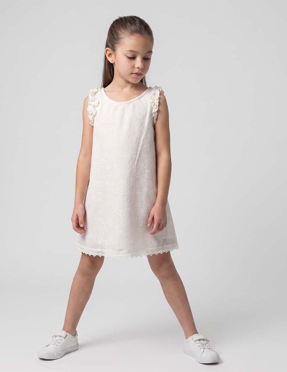 Vestido sin manga para bebé niña Vestido sin manga para bebé niña