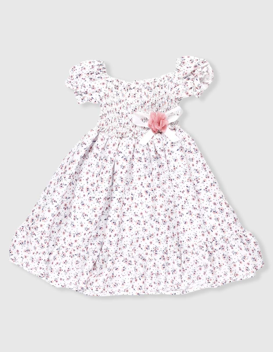 Vestido Chersi manga globo para niña