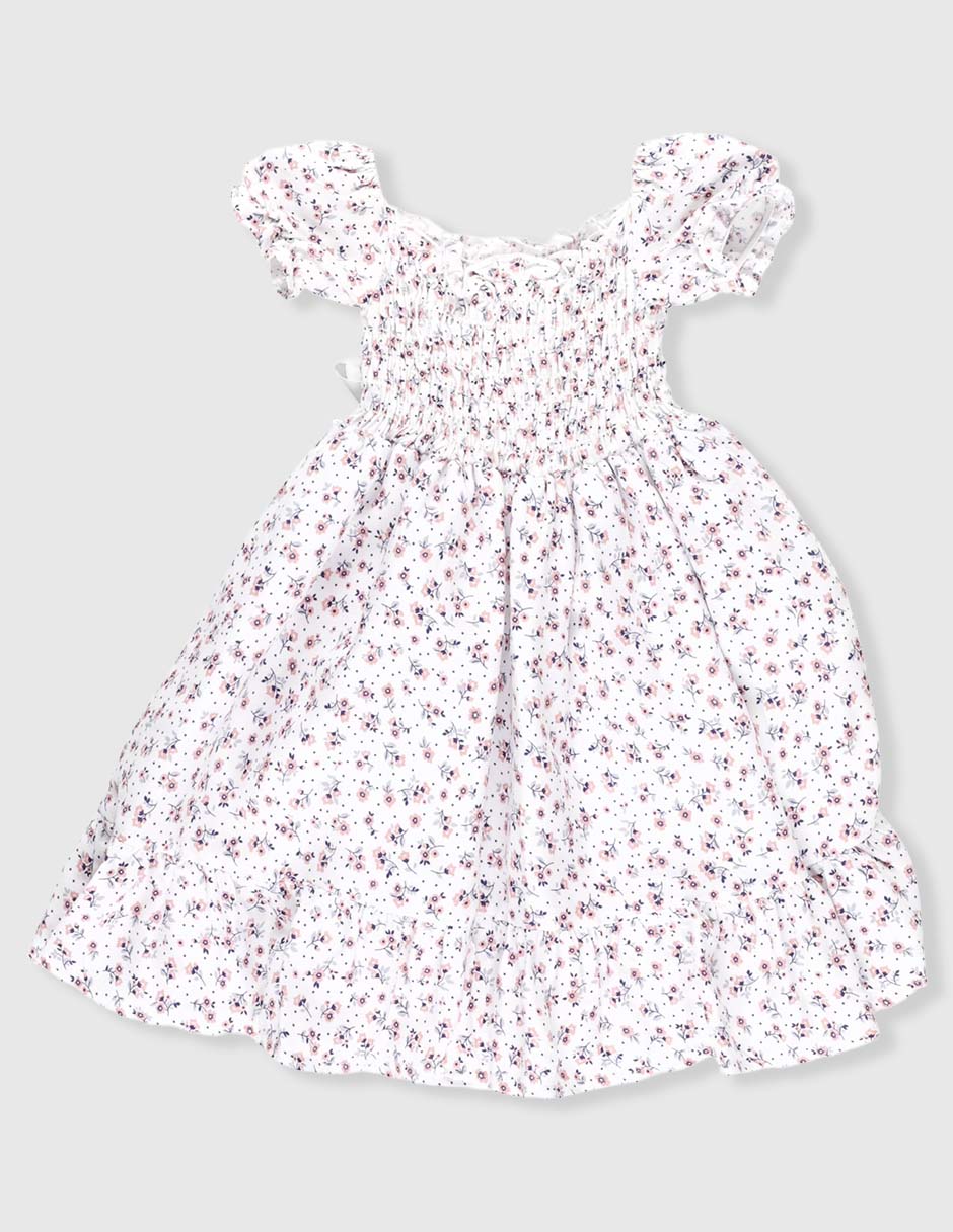 Vestido Chersi manga globo para niña