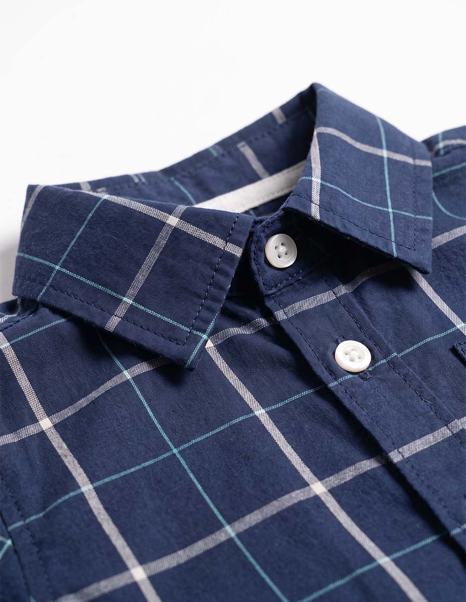 Camisa Casual Manga Corta Para Niño 2