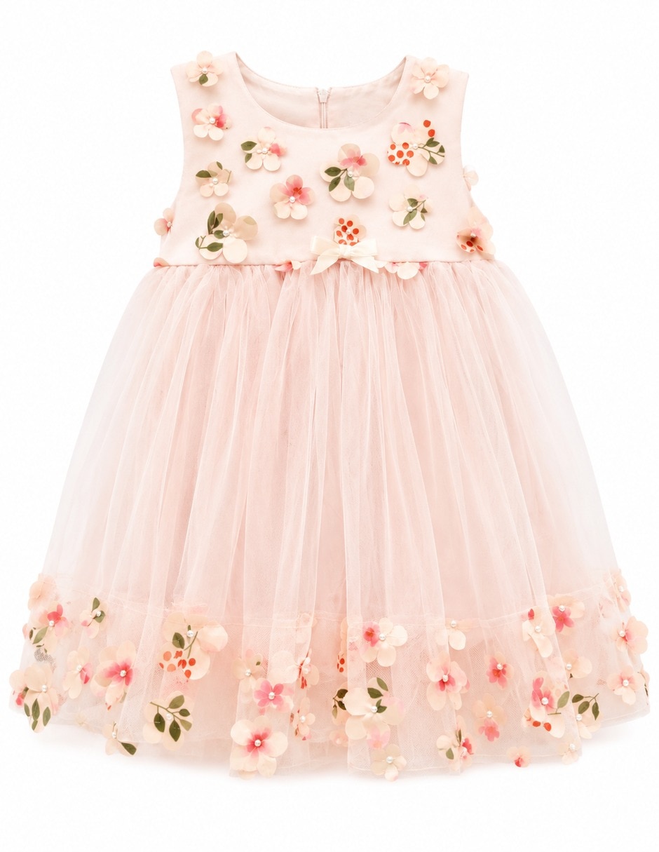 Vestido Pink Gallery formal para niña
