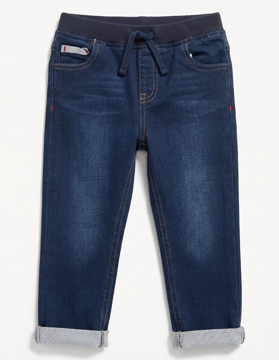 Jeans recto deslavado para niña
