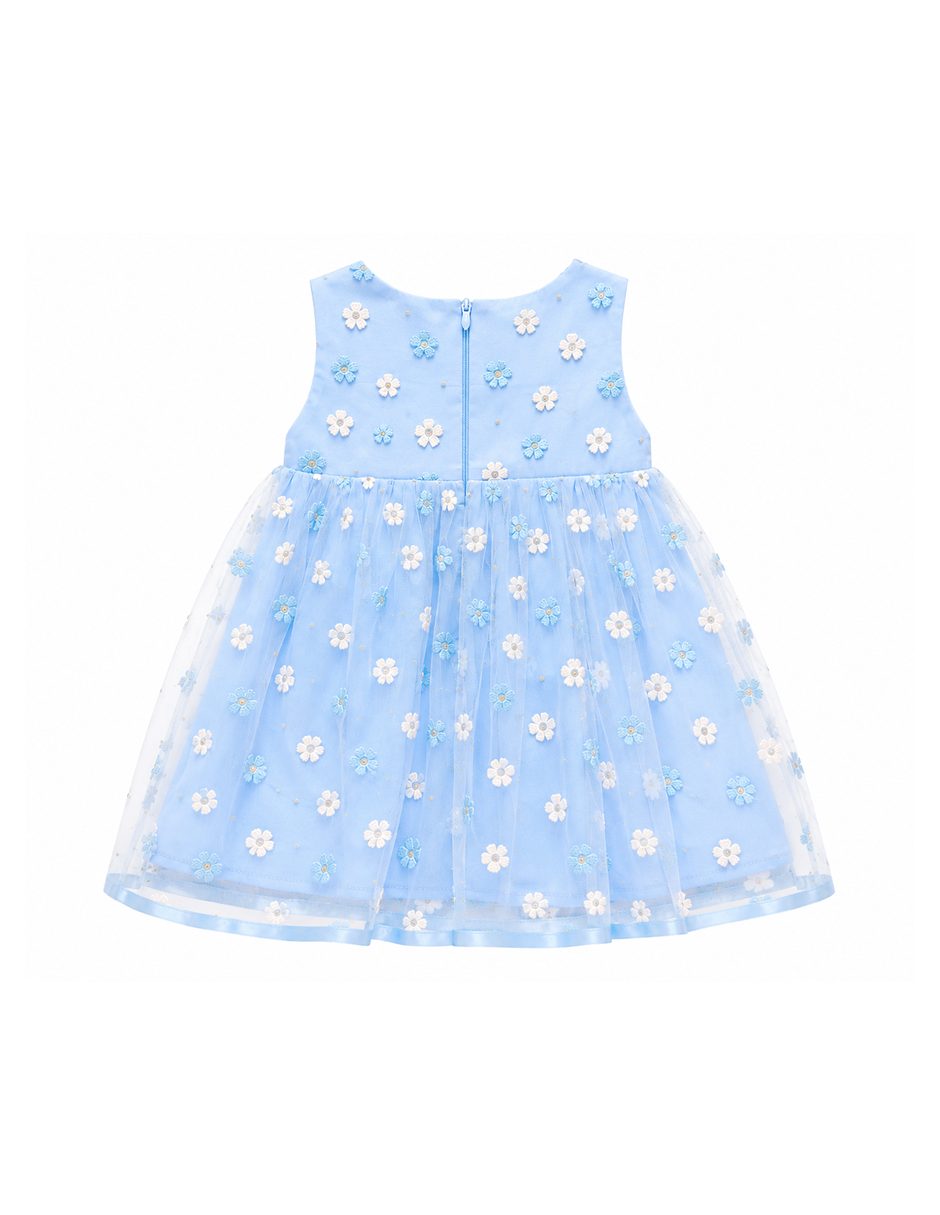 Vestido formal Cloe manga corta para niña