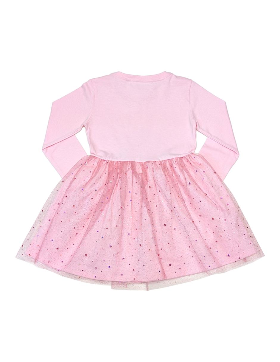 Vestido paw patrol manga regular para niña