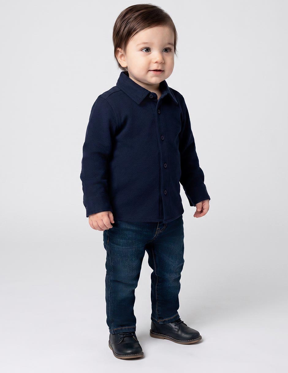 Camisa casual Weekend manga larga para niño